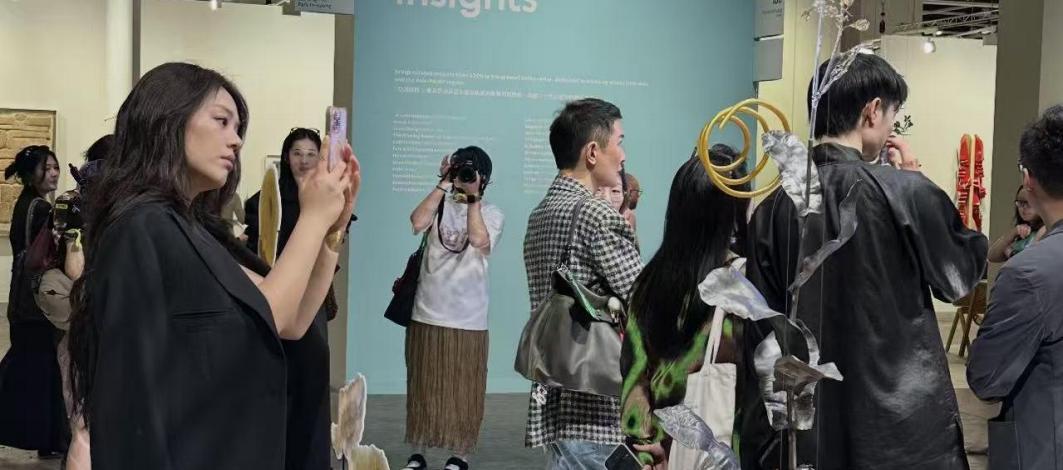 Audience attending an exhibition opening at Shanghai Powerlong Museum